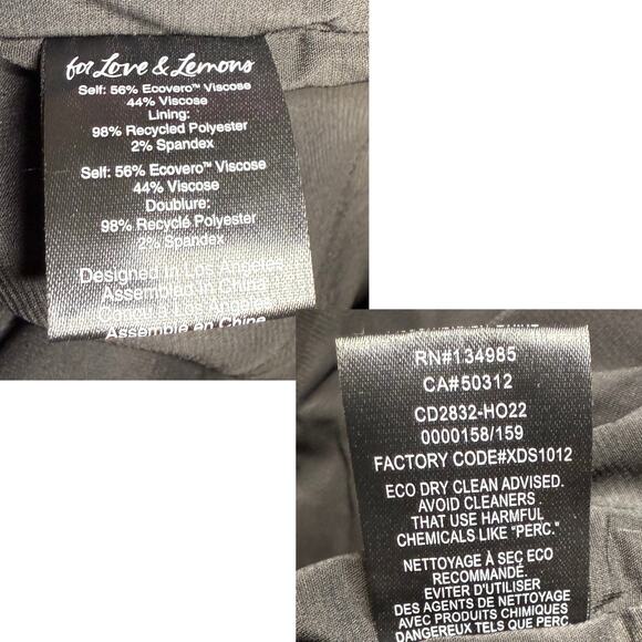 For Love & Lemons Marley Mini Dress Size Large - Picture 5 of 7
